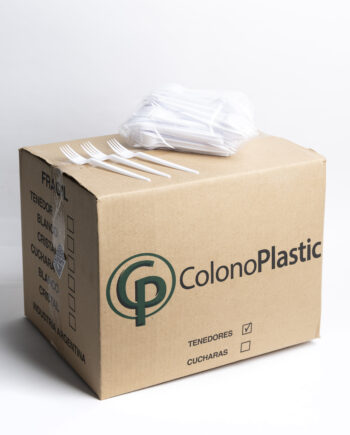 Tenedores plásticos