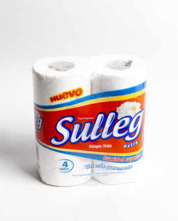 Higiénico x4rollos simple hoja
