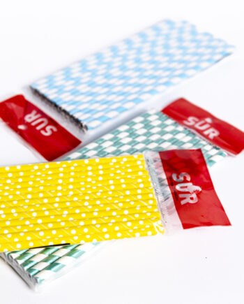 Sorbetes de papel en colores x25