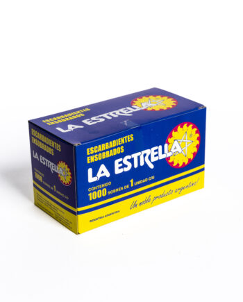 Caja de escarbadientes ensobrados x1000