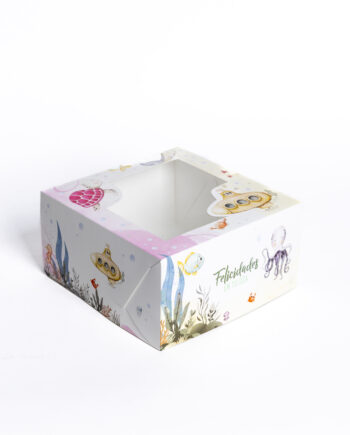 Caja Venecia diseño mar 19x19x10cm