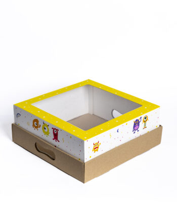 Box desayuno monstruito 30x30x12cm