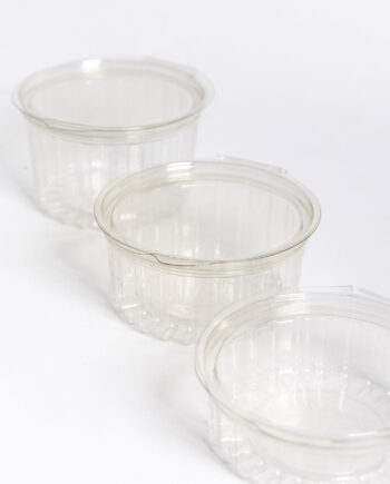 Pote con tapa bisagra