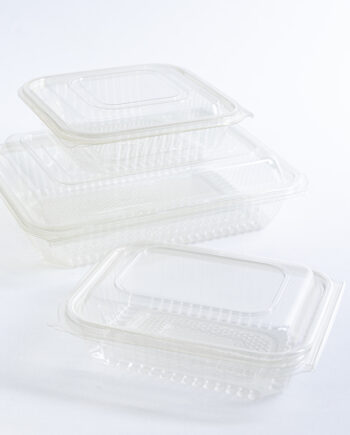 Bandejas cristal tapa bisagra x50unid