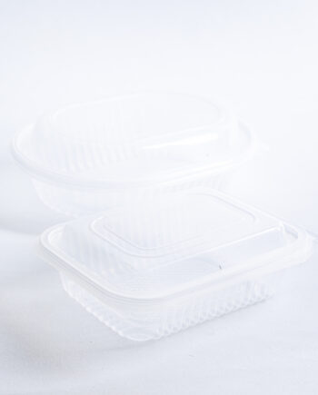 Bandejas tapa bisagra apta microondas x50unid