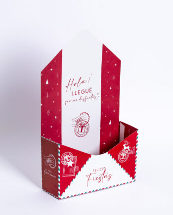 Caja postal navideña