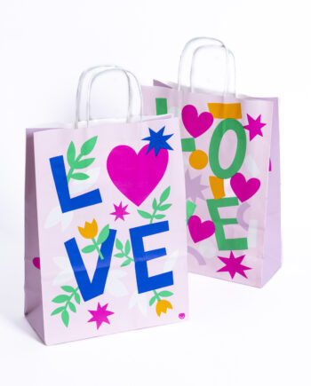 Bolsas kp leti love 22x10x30cm